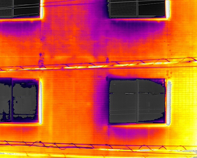 赤外線カム外壁点検